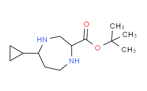 CAS No. 1956306-21-0, tert-Butyl 5-cyclopropyl-1,4-diazepane-2-carboxylate