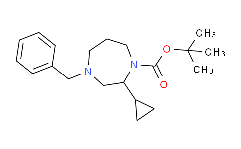 CAS No. 1822851-08-0, tert-Butyl 4-benzyl-2-cyclopropyl-1,4-diazepane-1-carboxylate