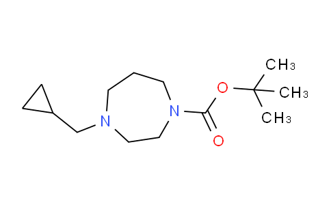 CAS No. 884199-30-8, tert-Butyl 4-(cyclopropylmethyl)-1,4-diazepane-1-carboxylate