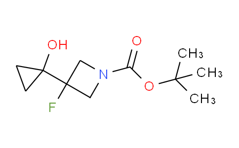 CAS No. 1273563-62-4, tert-Butyl 3-fluoro-3-(1-hydroxycyclopropyl)azetidine-1-carboxylate