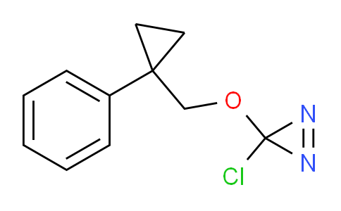 CAS No. 918903-43-2, 3-Chloro-3-((1-phenylcyclopropyl)methoxy)-3H-diazirine
