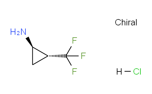 CAS No. 1287760-01-3, trans-2-(Trifluoromethyl)cyclopropylamine hydrochloride