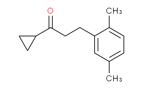 CAS No. 898754-16-0, Cyclopropyl 2-(2,5-dimethylphenyl)ethyl ketone