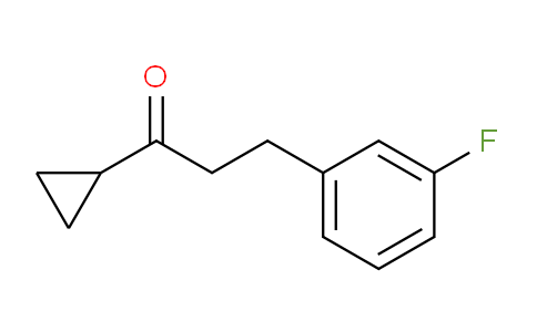 CAS No. 898767-77-6, Cyclopropyl 2-(3-fluorophenyl)ethyl ketone