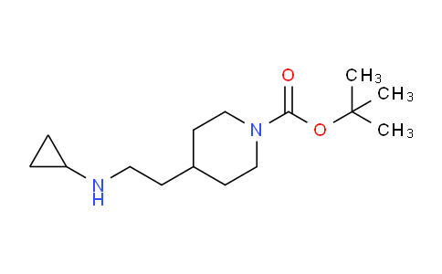 CAS No. 940078-03-5, tert-butyl 4-(2-(cyclopropylamino)ethyl)piperidine-1-carboxylate