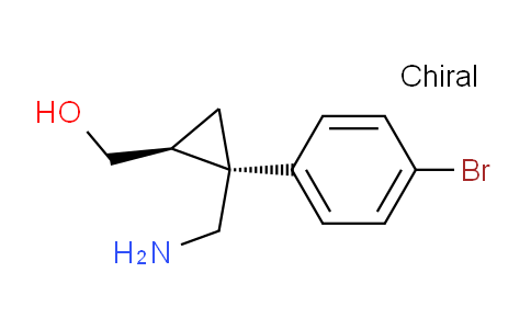 CAS No. 1259556-22-3, ((1S,2R)-2-(aminomethyl)-2-(4-bromophenyl)cyclopropyl)methanol