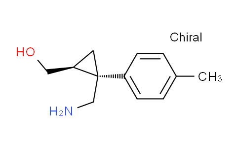 CAS No. 909396-90-3, ((1S,2R)-2-(aminomethyl)-2-(p-tolyl)cyclopropyl)methanol