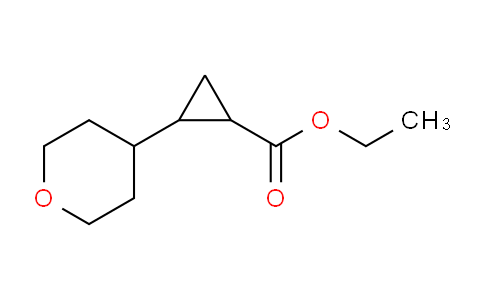 CAS No. 1824027-95-3, ethyl 2-(tetrahydro-2H-pyran-4-yl)cyclopropanecarboxylate