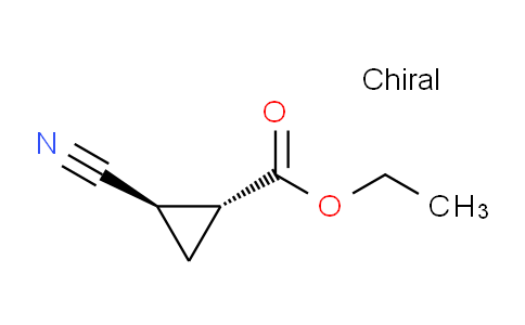 CAS No. 492468-13-0, ethyl (1R,2R)-2-cyanocyclopropane-1-carboxylate