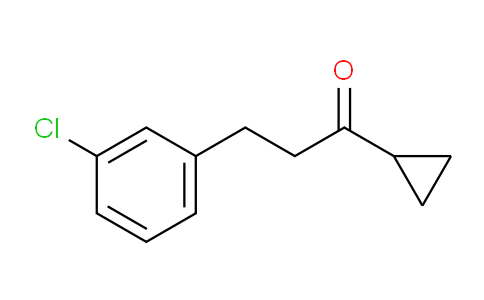CAS No. 898787-52-5, 2-(3-Chlorophenyl)ethyl cyclopropyl ketone
