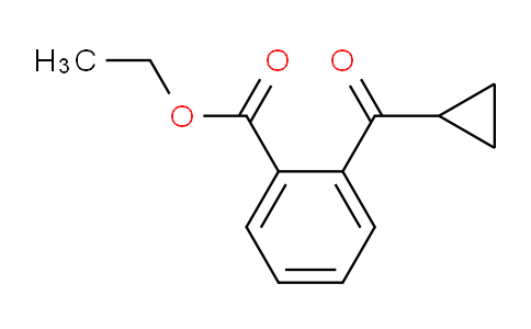 CAS No. 898789-89-4, 2-Carboethoxyphenyl cyclopropyl ketone