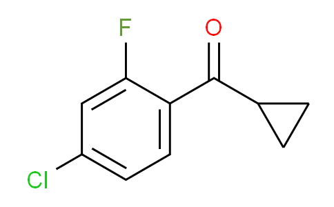 CAS No. 898790-24-4, 4-Chloro-2-fluorophenyl cyclopropyl ketone