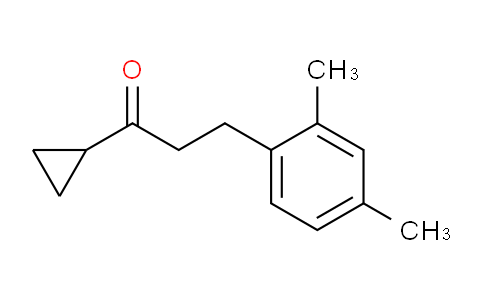 CAS No. 898794-64-4, Cyclopropyl 2-(2,4-dimethylphenyl)ethyl ketone