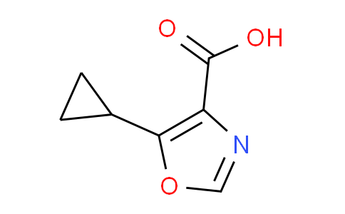 CAS No. 917828-31-0, 5-Cyclopropyloxazole-4-carboxylic acid