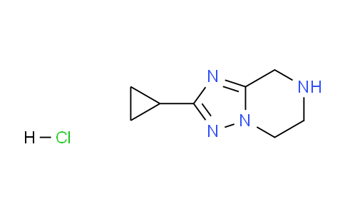 CAS No. 681249-77-4, 2-Cyclopropyl-5,6,7,8-tetrahydro-[1,2,4]triazolo[1,5-a]pyrazine hydrochloride