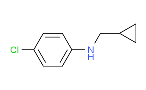 CAS No. 69565-54-4, 4-Chloro-N-(cyclopropylmethyl)aniline