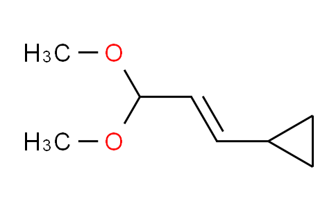 CAS No. 1044764-59-1, (3,3-Dimethoxyprop-1-en-1-yl)cyclopropane