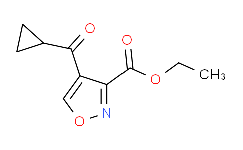 CAS No. 952182-95-5, Ethyl 4-(cyclopropanecarbonyl)isoxazole-3-carboxylate