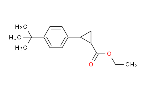 CAS No. 105393-23-5, Ethyl 2-(4-(tert-butyl)phenyl)cyclopropanecarboxylate