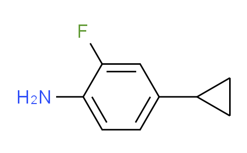 CAS No. 893739-89-4, 4-Cyclopropyl-2-fluoroaniline