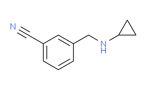 CAS No. 954580-85-9, 3-((cyclopropylamino)methyl)benzonitrile