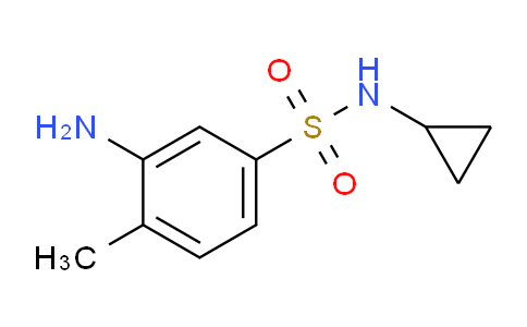 CAS No. 1017431-08-1, 3-Amino-N-cyclopropyl-4-methylbenzenesulfonamide