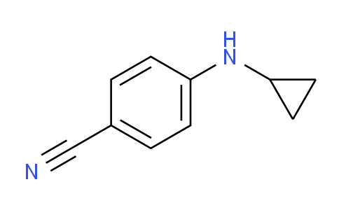 CAS No. 1019607-55-6, 4-(Cyclopropylamino)benzonitrile