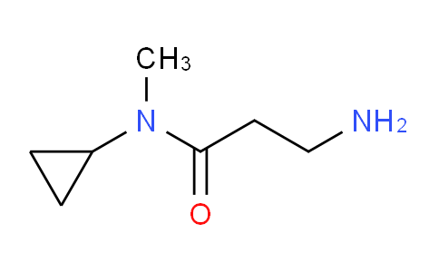 CAS No. 1094794-16-7, 3-Amino-N-cyclopropyl-N-methylpropanamide