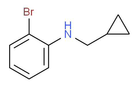 CAS No. 1156164-31-6, 2-Bromo-N-(cyclopropylmethyl)aniline