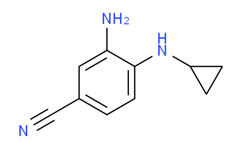 CAS No. 918152-17-7, 3-Amino-4-(cyclopropylamino)benzonitrile