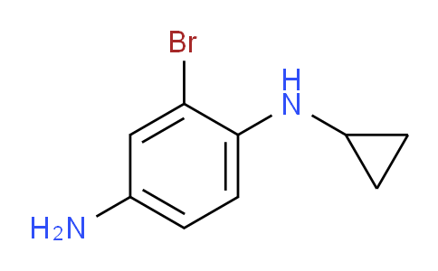 CAS No. 1247356-88-2, 2-Bromo-1-N-cyclopropylbenzene-1,4-diamine