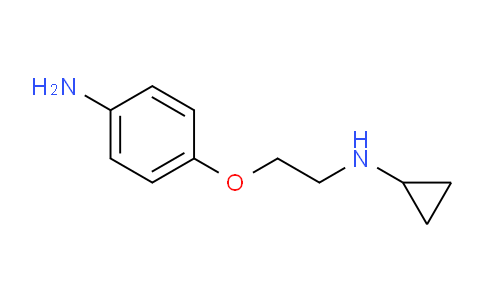 CAS No. 16690-29-2, 4-[2-(Cyclopropylamino)ethoxy]aniline