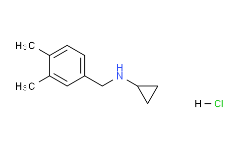 CAS No. 1257535-33-3, N-cyclopropyl 3,4-dimethylbenzylamine HCl