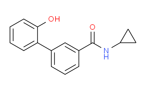 CAS No. 1261951-63-6, 2-[3-(Cyclopropylaminocarbonyl)phenyl]phenol