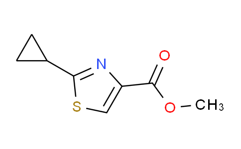 CAS No. 1286744-59-9, Methyl 2-cyclopropylthiazole-4-carboxylate