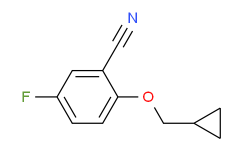CAS No. 1342025-16-4, 2-(Cyclopropylmethoxy)-5-fluorobenzonitrile