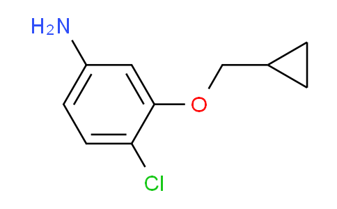 CAS No. 1265236-35-8, 4-Chloro-3-(cyclopropylmethoxy)aniline