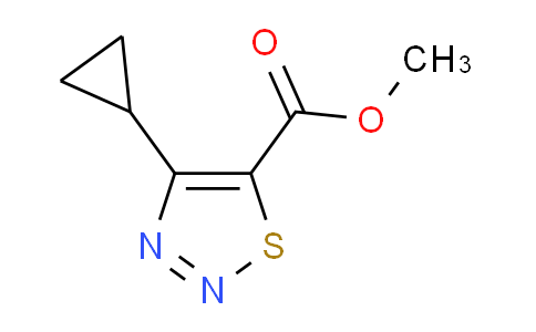 CAS No. 183303-75-5, Methyl 4-cyclopropyl-1,2,3-thiadiazole-5-carboxylate