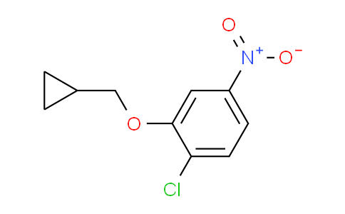 CAS No. 1265236-34-7, 1-Chloro-2-(cyclopropylmethoxy)-4-nitrobenzene