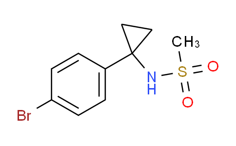 CAS No. 1365272-86-1, N-[1-(4-bromophenyl)cyclopropyl]methanesulfonamide