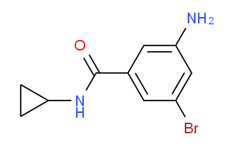 CAS No. 1375068-71-5, 3-Amino-5-bromo-N-cyclopropylbenzamide