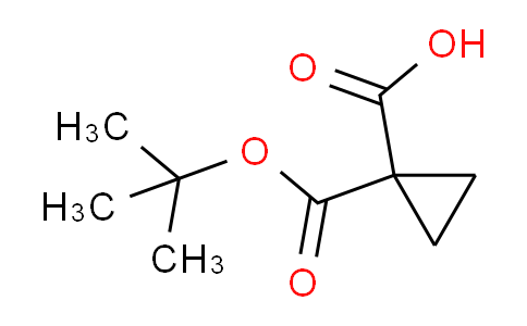 CAS No. 1268842-79-0, 1-(tert-Butoxycarbonyl)cyclopropanecarboxylic acid