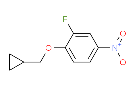 CAS No. 1236764-33-2, 1-(Cyclopropylmethoxy)-2-fluoro-4-nitrobenzene