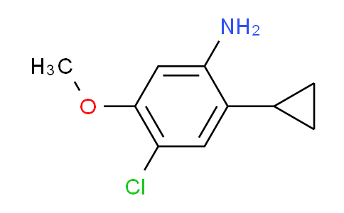 CAS No. 1383852-06-9, 4-Chloro-2-cyclopropyl-5-methoxyaniline