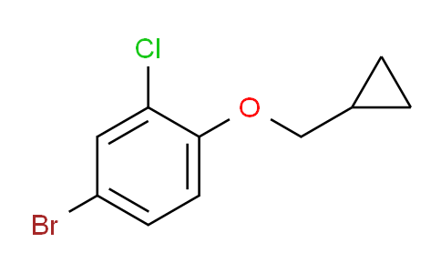 CAS No. 1369869-79-3, 4-Bromo-2-chloro-1-(cyclopropylmethoxy)benzene