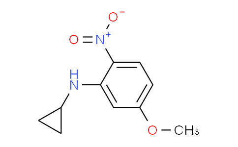 CAS No. 1437794-70-1, N-Cyclopropyl-5-methoxy-2-nitroaniline