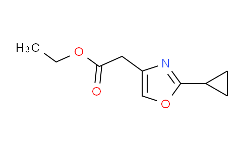 CAS No. 1402446-06-3, Ethyl 2-(2-cyclopropyloxazol-4-yl)acetate