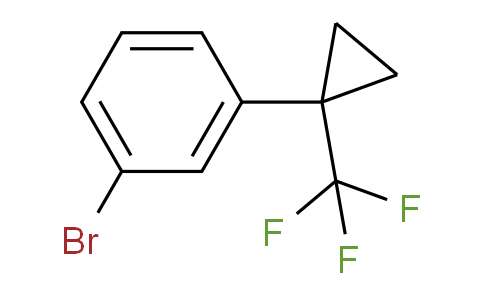 CAS No. 1707572-80-2, 1-Bromo-3-[1-(trifluoromethyl)cyclopropyl]benzene