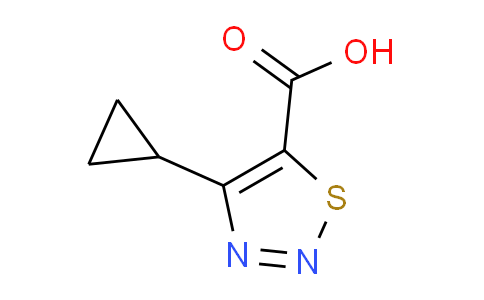 CAS No. 183303-71-1, 4-Cyclopropyl-[1,2,3]thiadiazole-5-carboxylic acid