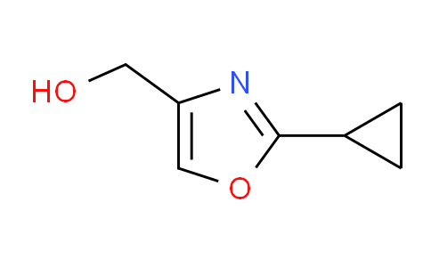 CAS No. 1190312-83-4, (2-Cyclopropyloxazol-4-yl)methanol